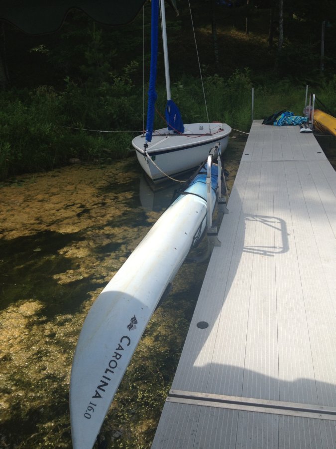 Kayak Lift & Storage Rack Water Entry The Docksider from Dock Craft