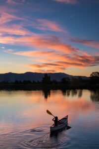 Lake kayaking